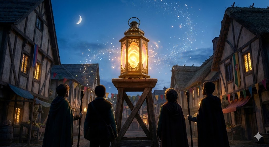 Cover art for The Missing Lantern of Mossbrook