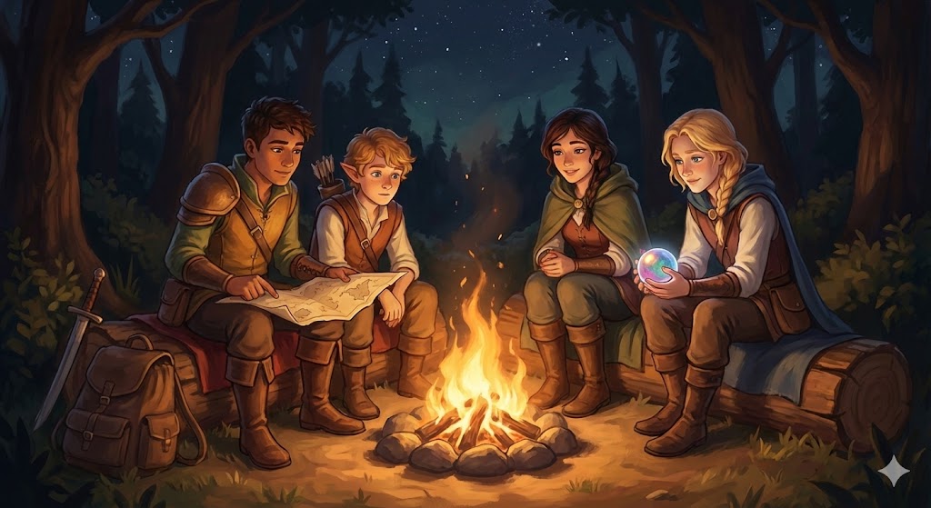 Campfire story beat image